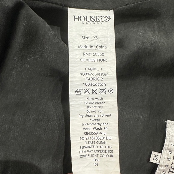 House Of CB Black Corset Bodysuit - Picture 7 of 9